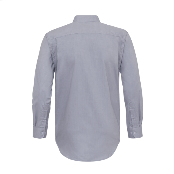 Oxford Thai Gray Long Sleeve Shirt For Men